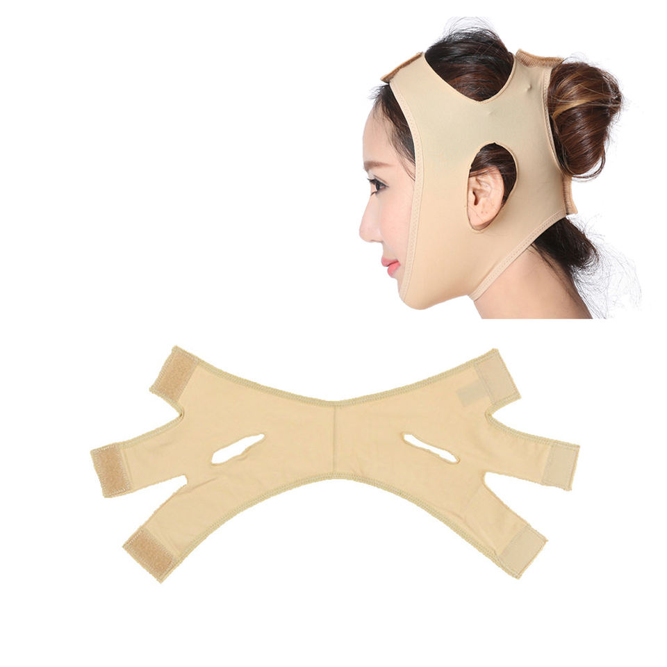 Double Chin Reduction Face Mask with Lifting Bandage Facial Belt for Thinning and Toning ﻿