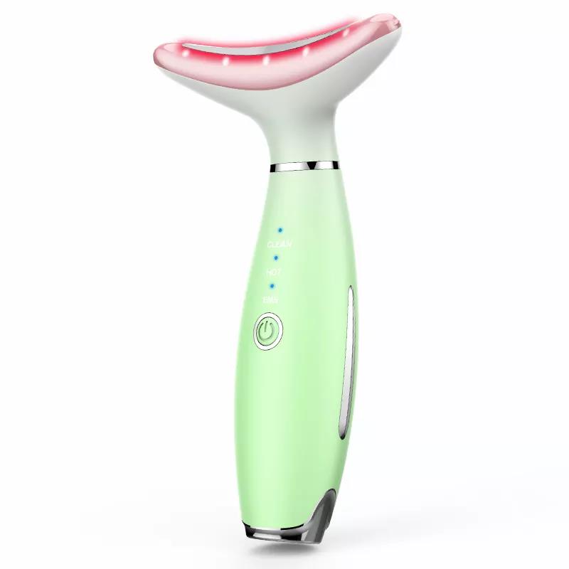 Facial / Neck Massage Portable Electric Beauty Device Hot Compress 