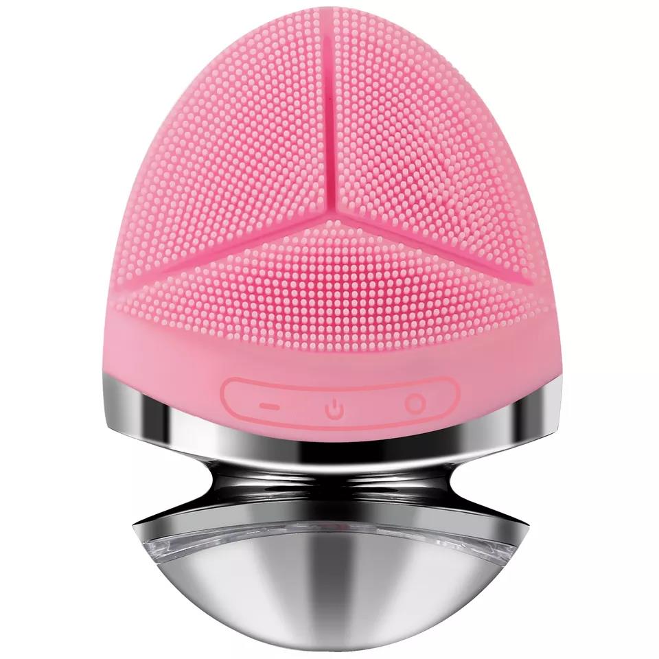 Electric Facial Cleansing Brush Mini Silicone Vibration 
