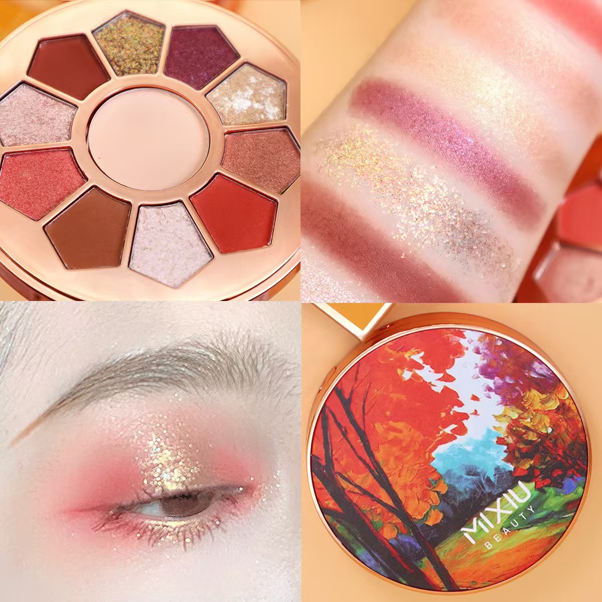 11 Color Makeup Nature Pearlescent Matte Eye Shadow Palette