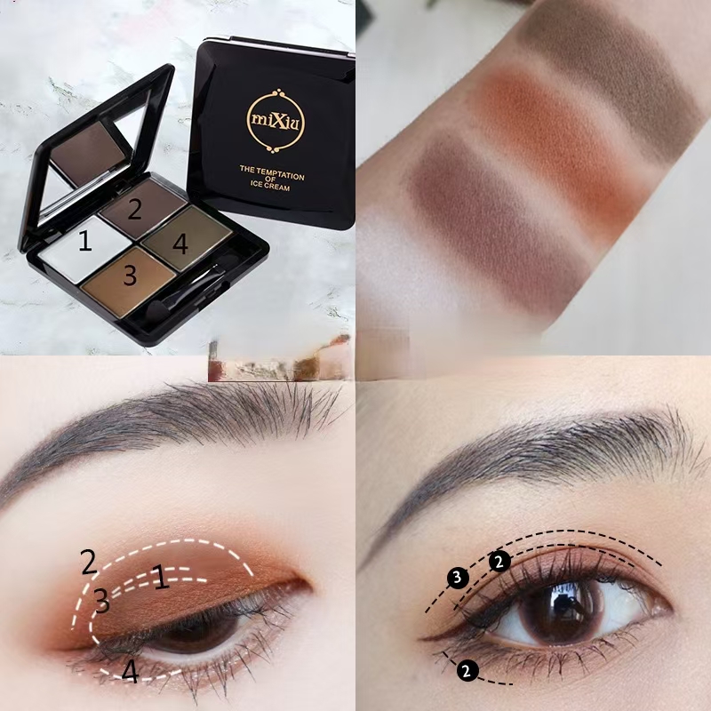 Cosmetics 4 Color Eye Shadow Professional Makeup Eyeshadow Palette