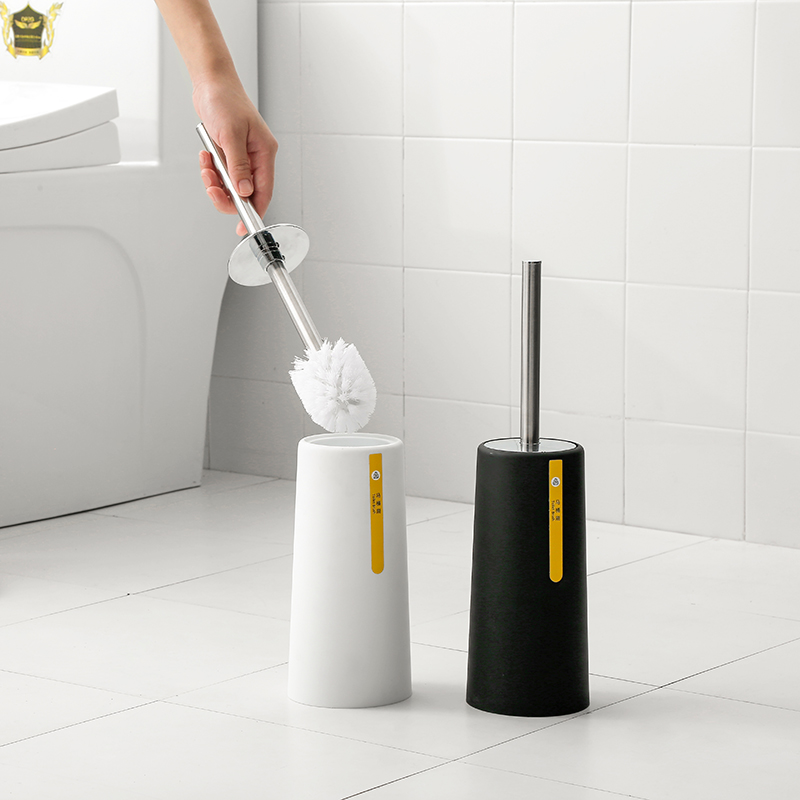 Creative Replaceable Bristle Plastic Bathroom Toilet Brush with Holder