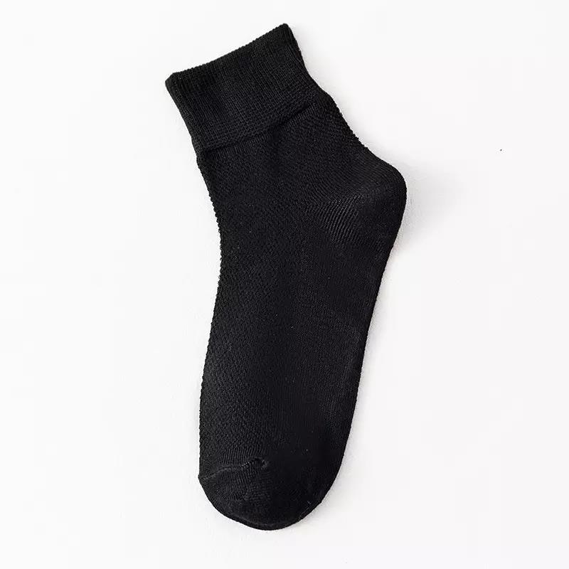 Cotton Crew Socks Athletic Plain Sporty Men Socks