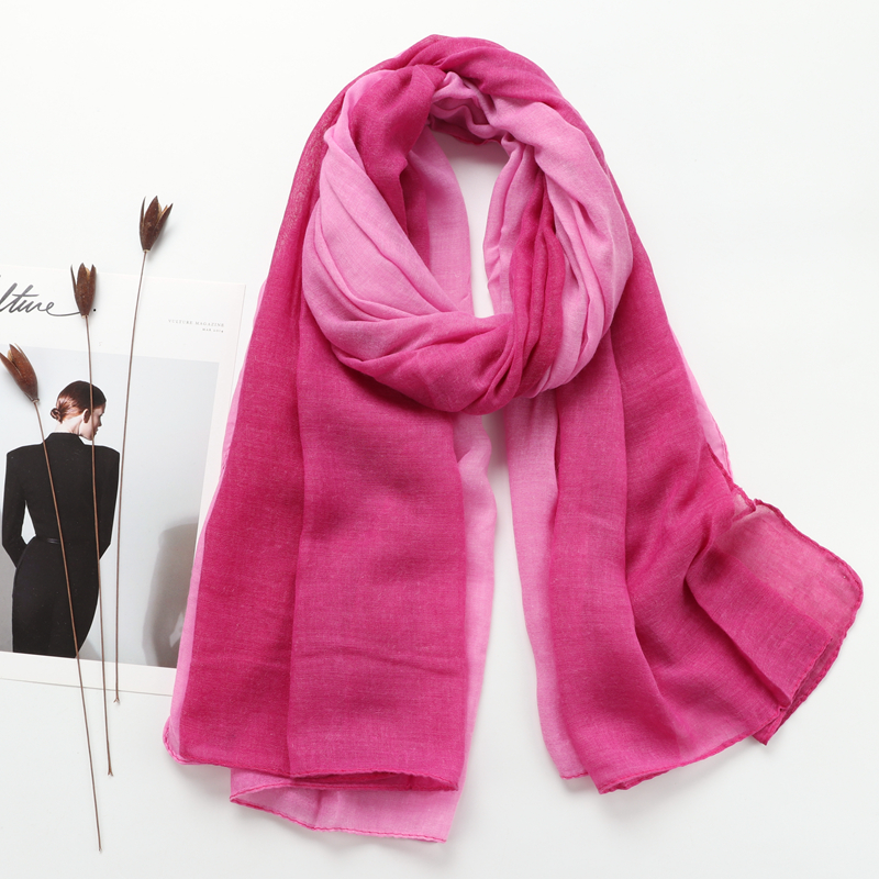 10 colors women islam malaysia muslim high grade viscose ombre solid plain hijab scarf