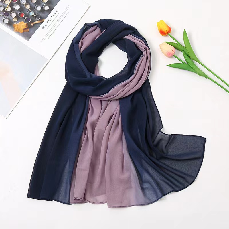 10 colors women islam malaysia muslim high grade viscose ombre solid plain hijab scarf