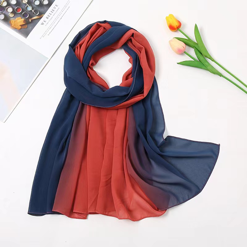 10 colors women islam malaysia muslim high grade viscose ombre solid plain hijab scarf