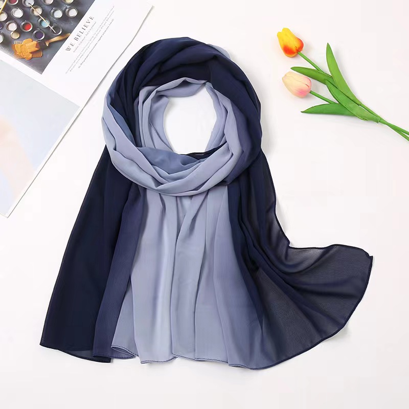 10 colors women islam malaysia muslim high grade viscose ombre solid plain hijab scarf