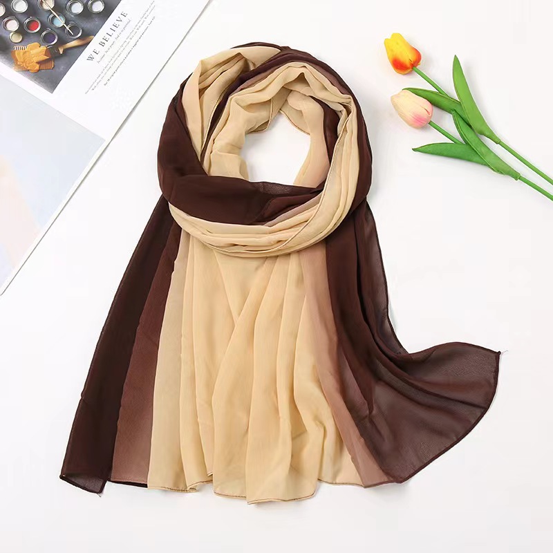 10 colors women islam malaysia muslim high grade viscose ombre solid plain hijab scarf