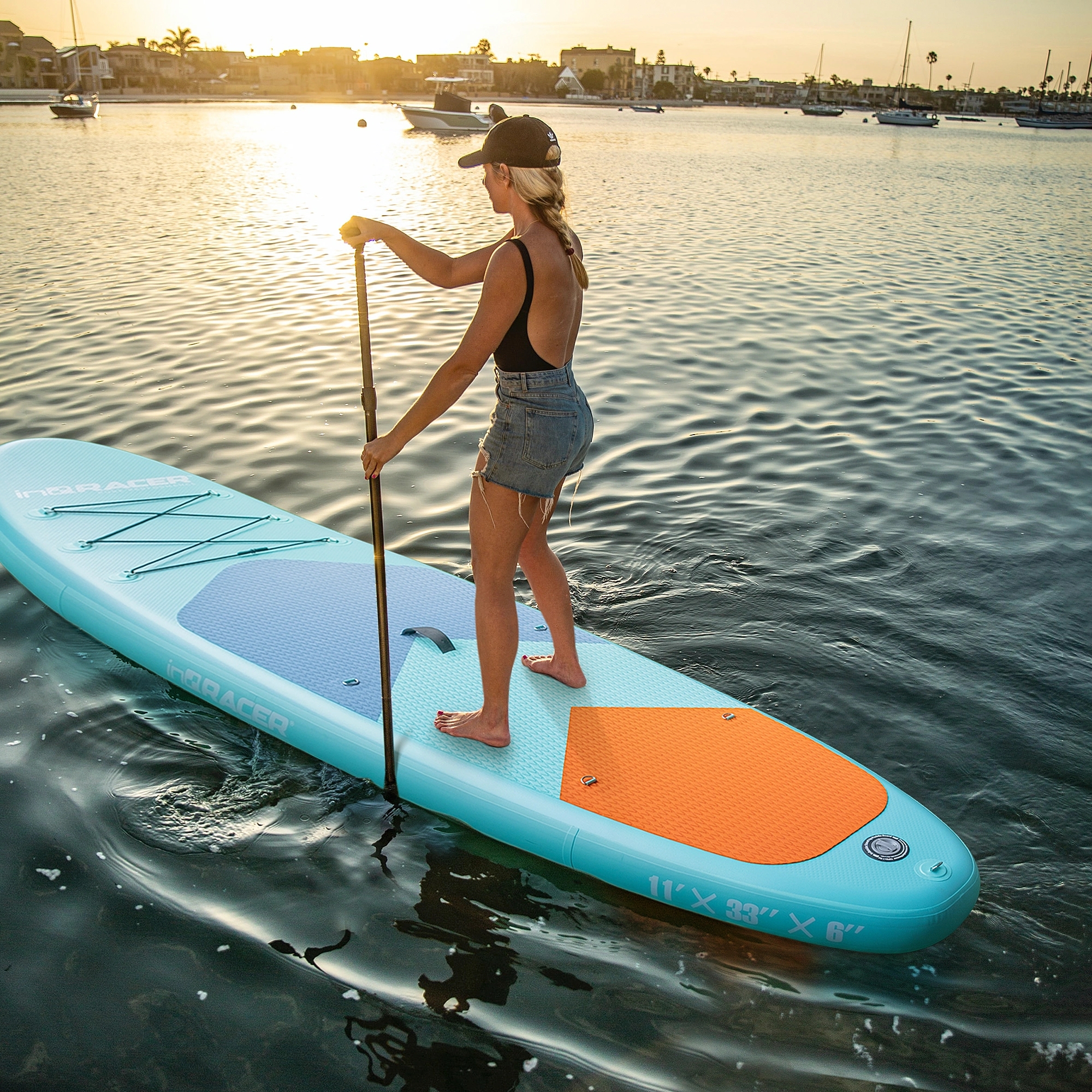 Inflatable Stand Up Paddle Board 11'x33''x6'' Premium SUP W Accessorie
