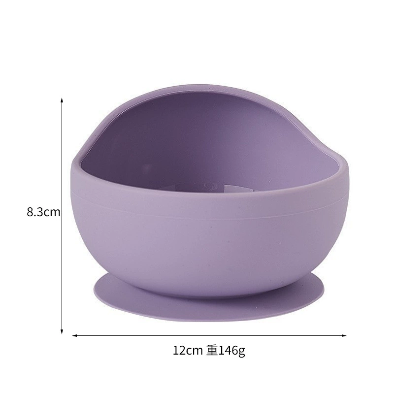 New Design Food Grade Baby Feeding Bowl  Silicone Baby Suction Bowl