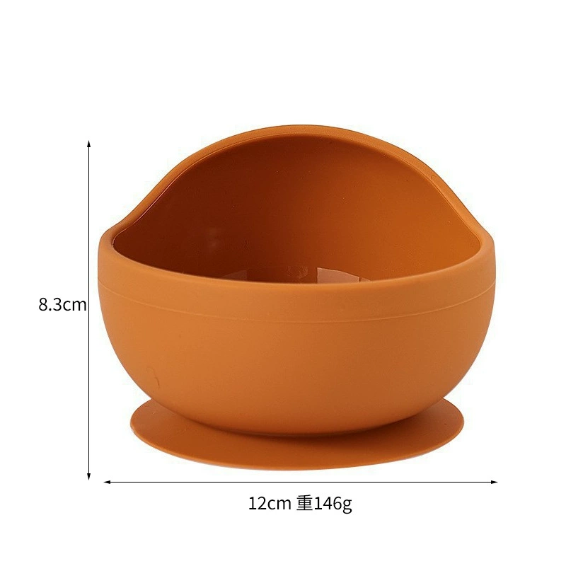New Design Food Grade Baby Feeding Bowl  Silicone Baby Suction Bowl