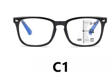 Progressive multifocal floral hawksbill blue light blocking far near 2023woman man bifoc read glasses
