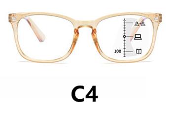 Progressive multifocal floral hawksbill blue light blocking far near 2023woman man bifoc read glasses