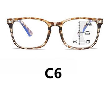 Progressive multifocal floral hawksbill blue light blocking far near 2023woman man bifoc read glasses