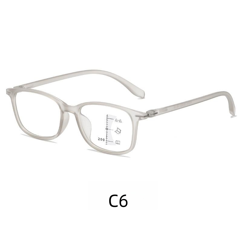 Progressive multi-focus anti-blue reading glasses ultra-light reading glasses for the elderly