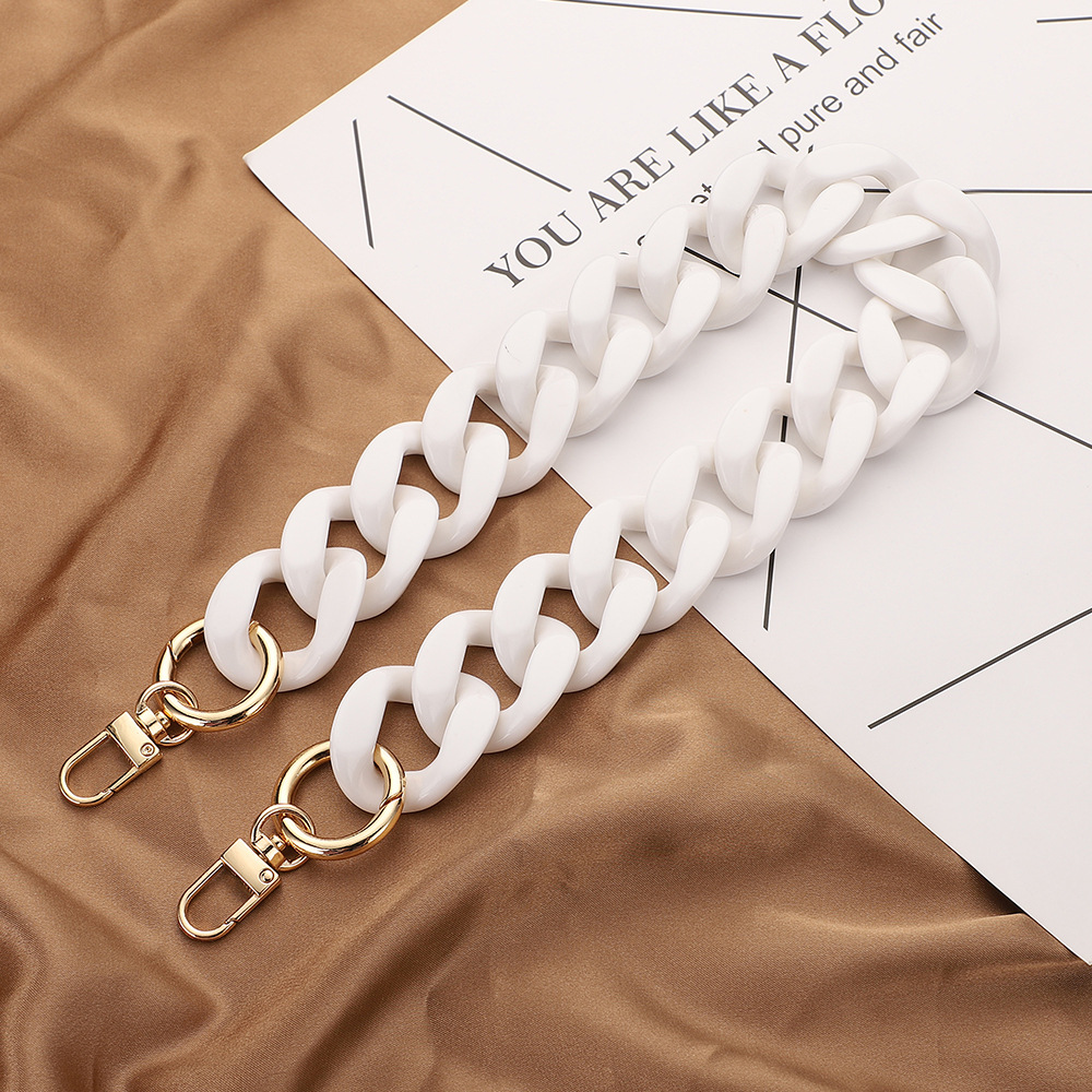 Acrylic bag chain Grease chain Hardware acrylic bag chain Shoulder strap Acrylic bag chain