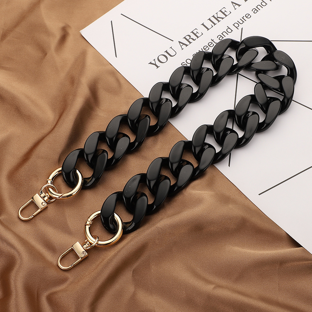 Acrylic bag chain Grease chain Hardware acrylic bag chain Shoulder strap Acrylic bag chain