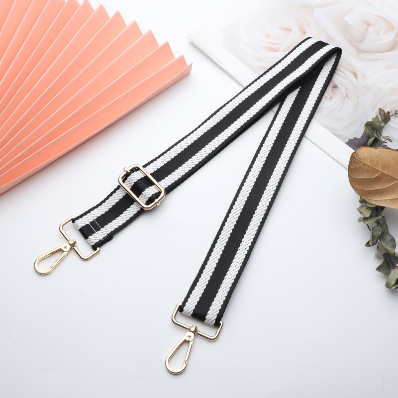 Adjustable strap 38mm wide strap Bag with new color contrast bag shoulder bandwidth strap