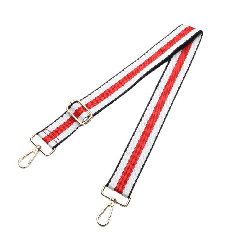 Adjustable strap 38mm wide strap Bag with new color contrast bag shoulder bandwidth strap