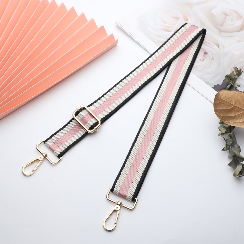 Adjustable strap 38mm wide strap Bag with new color contrast bag shoulder bandwidth strap