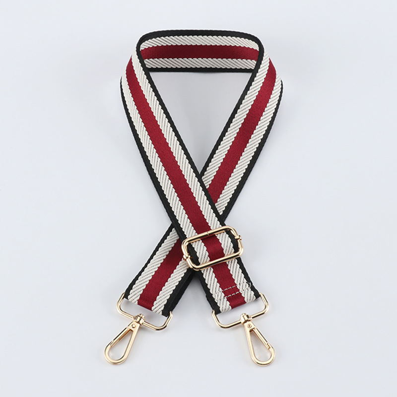 Adjustable strap 38mm wide strap Bag with new color contrast bag shoulder bandwidth strap