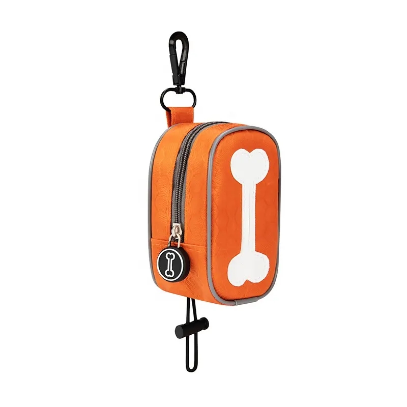 Outdoor bulk portable  walking pet poo poo litter litter bag holder dispenser