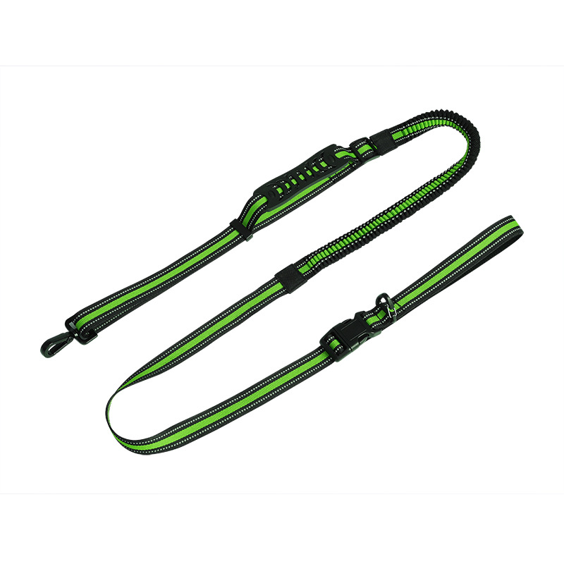 Reflective portable pet leash Hands-free breakproof design Dog leash