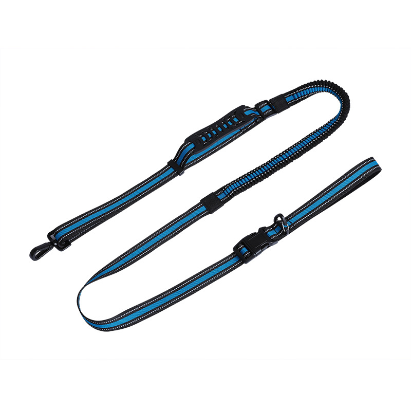 Reflective portable pet leash Hands-free breakproof design Dog leash