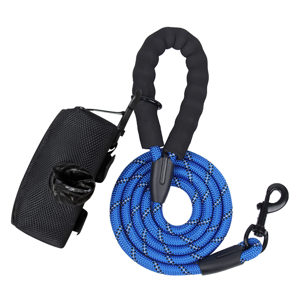 150cm new dog leash with garbage bag dispenser Small pack pet leash