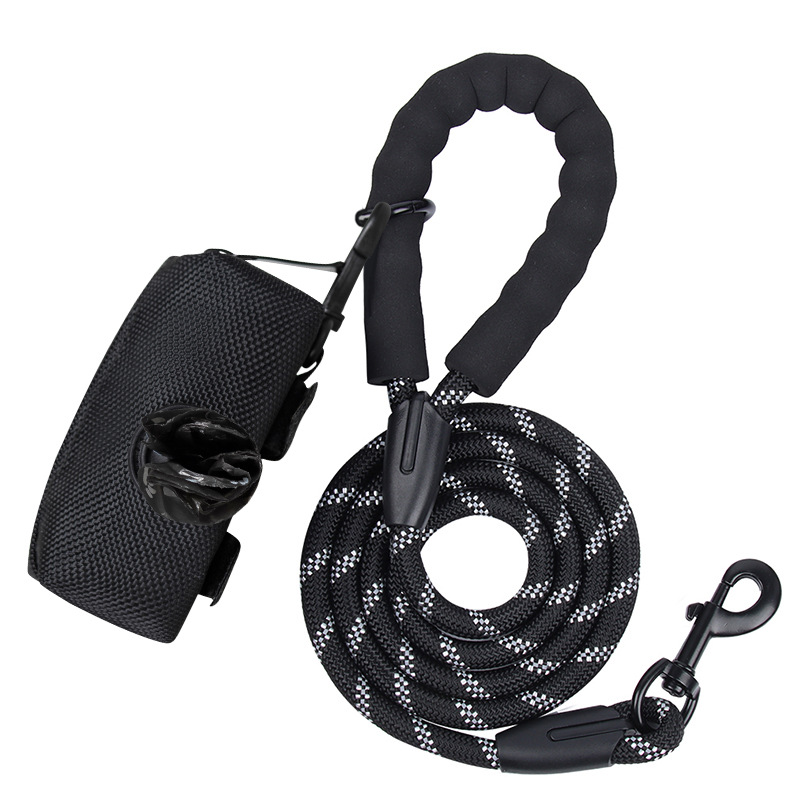 150cm new dog leash with garbage bag dispenser Small pack pet leash