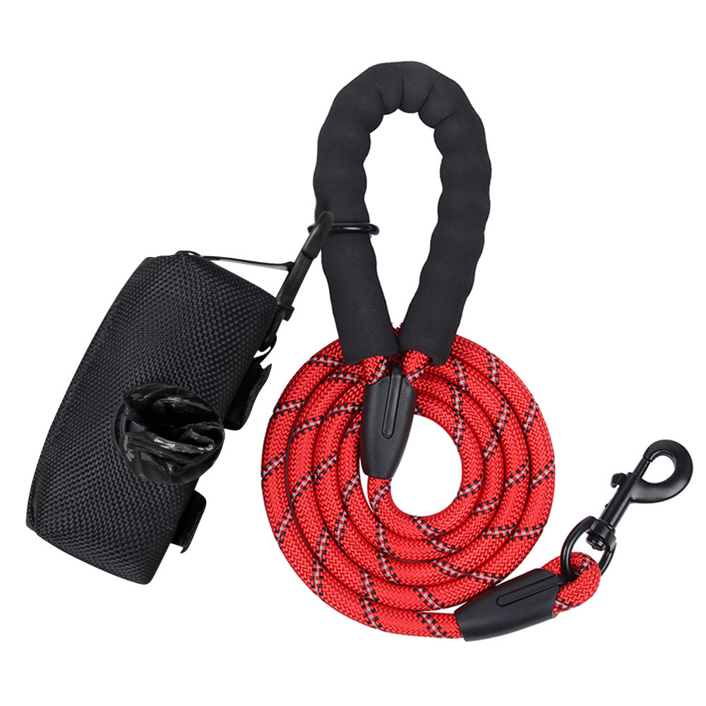 150cm new dog leash with garbage bag dispenser Small pack pet leash