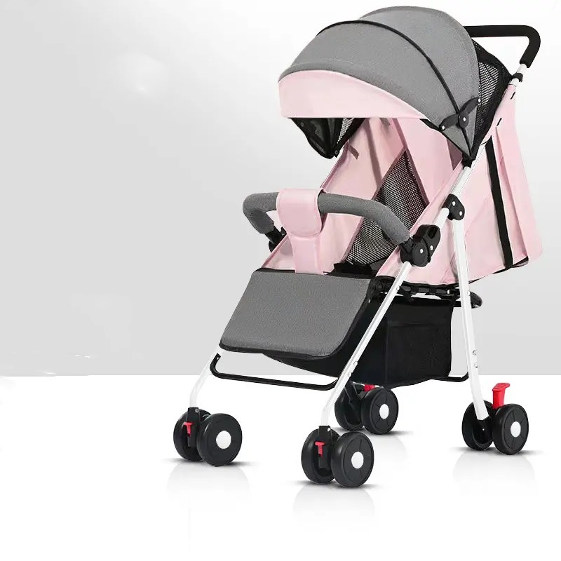 High quality aluminum frame foldable luxury stroller 3 in 1