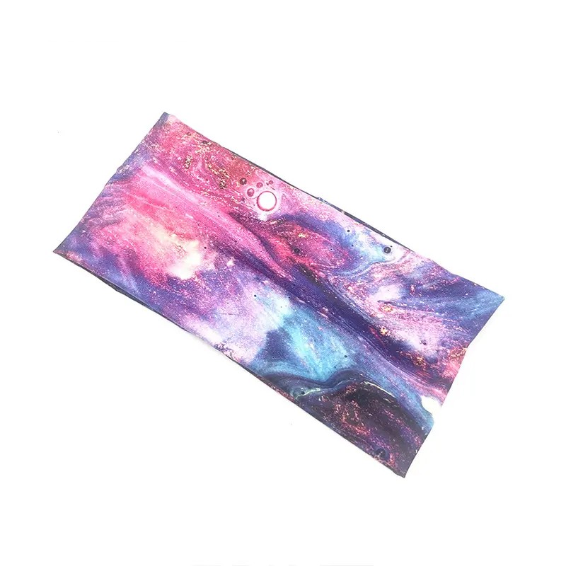 New Women's Striped Floral Sun Moon Star Yoga Sports Wide Headband