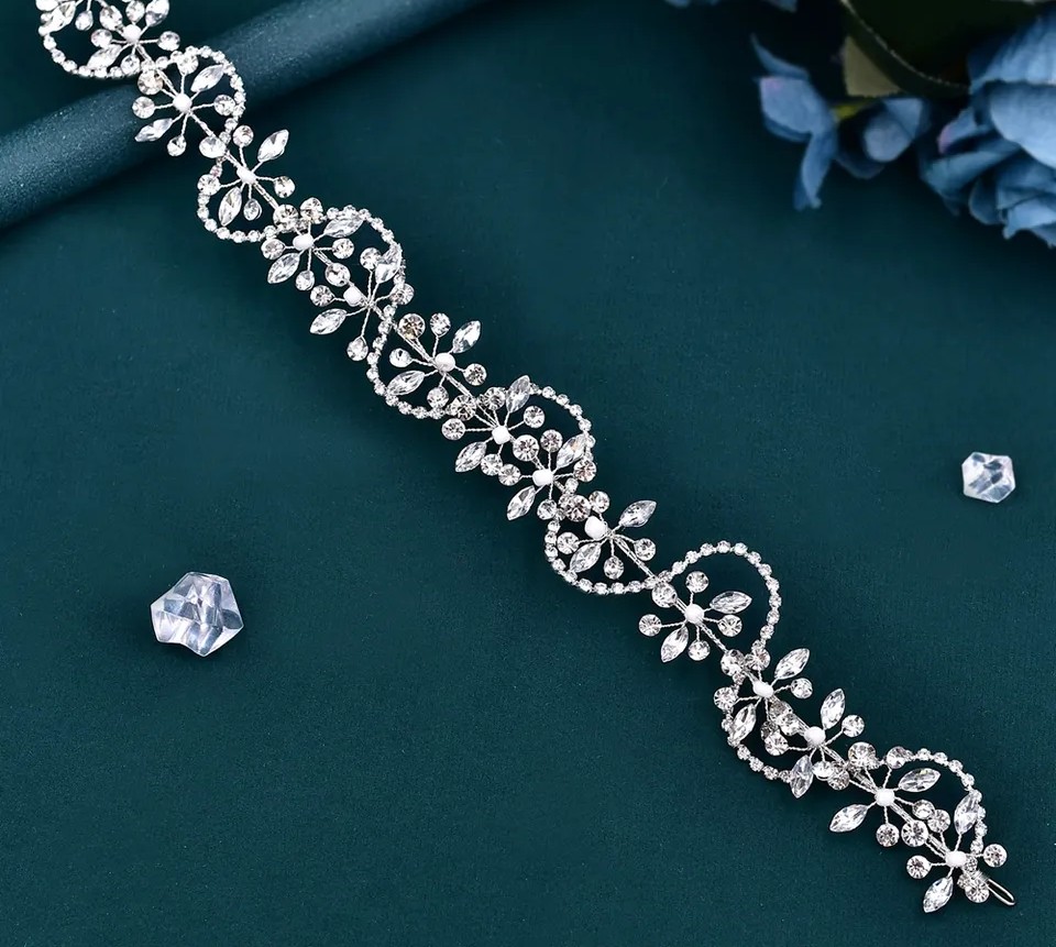 YouLaPan HP266 Glittering Women's Hair Jewelry Rhinestone Party Tiara Bridal Headdress Wedding Headband