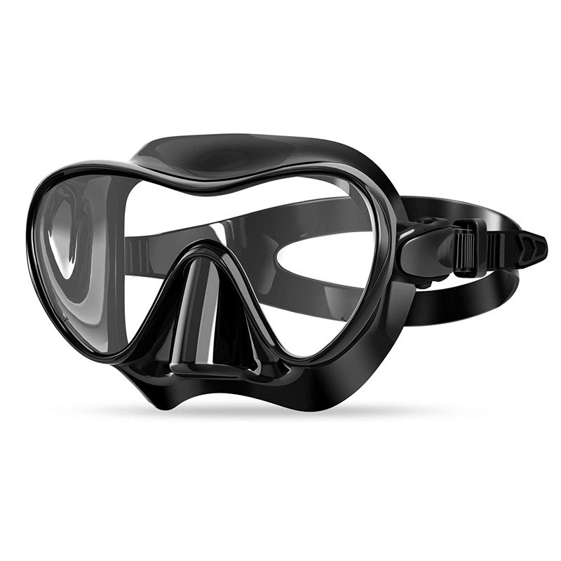 Diving goggles 180 degree field of view adult anti-fog and explosion-proof liquid silicone full package