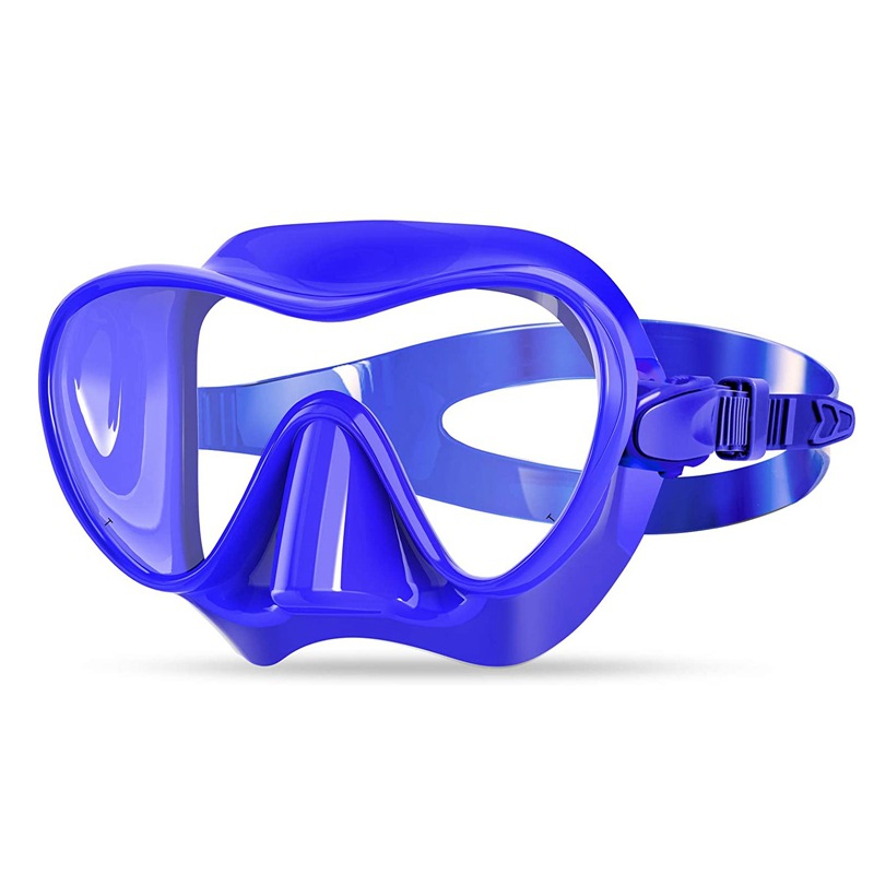 Diving goggles 180 degree field of view adult anti-fog and explosion-proof liquid silicone full package