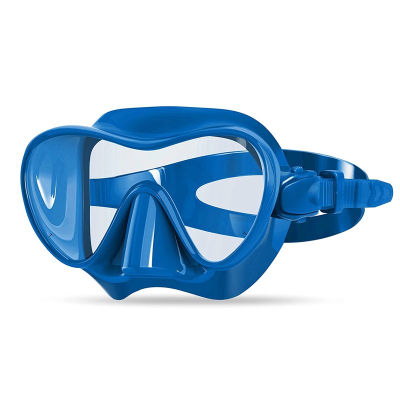 Diving goggles 180 degree field of view adult anti-fog and explosion-proof liquid silicone full package