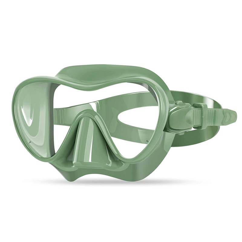 Diving goggles 180 degree field of view adult anti-fog and explosion-proof liquid silicone full package