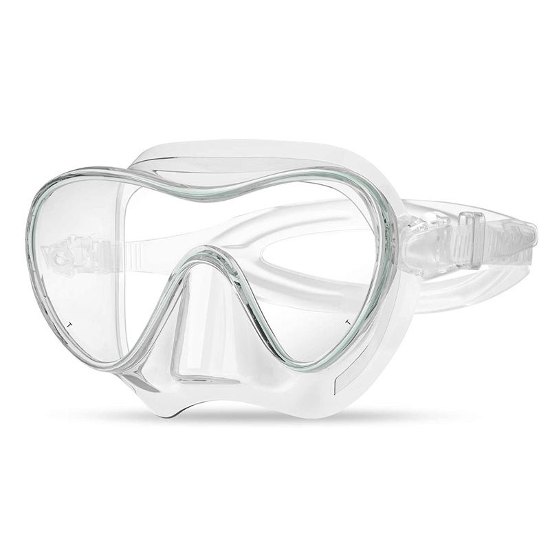 Diving goggles 180 degree field of view adult anti-fog and explosion-proof liquid silicone full package