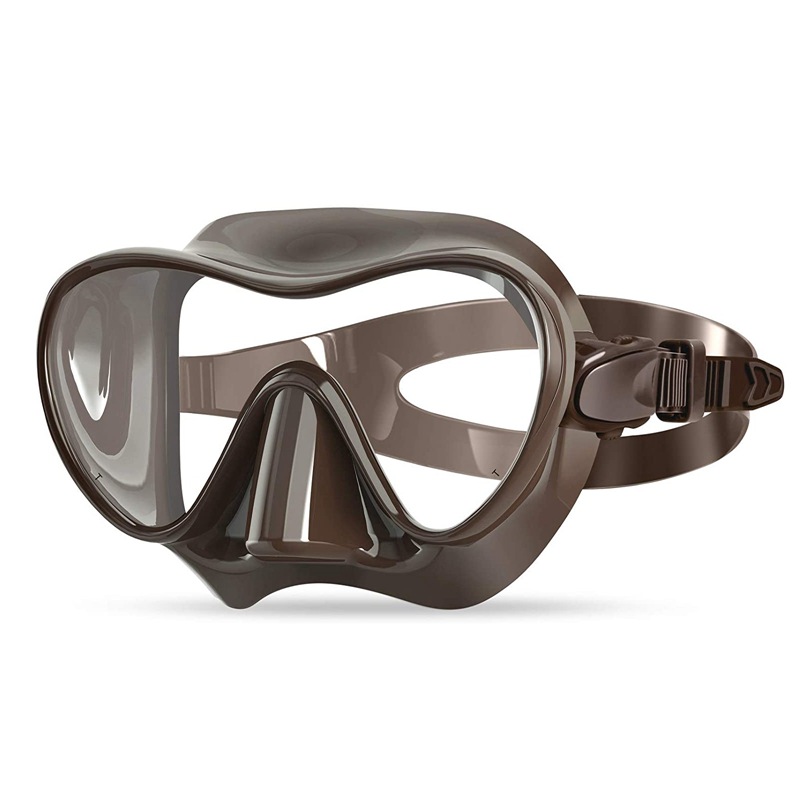 Diving goggles 180 degree field of view adult anti-fog and explosion-proof liquid silicone full package