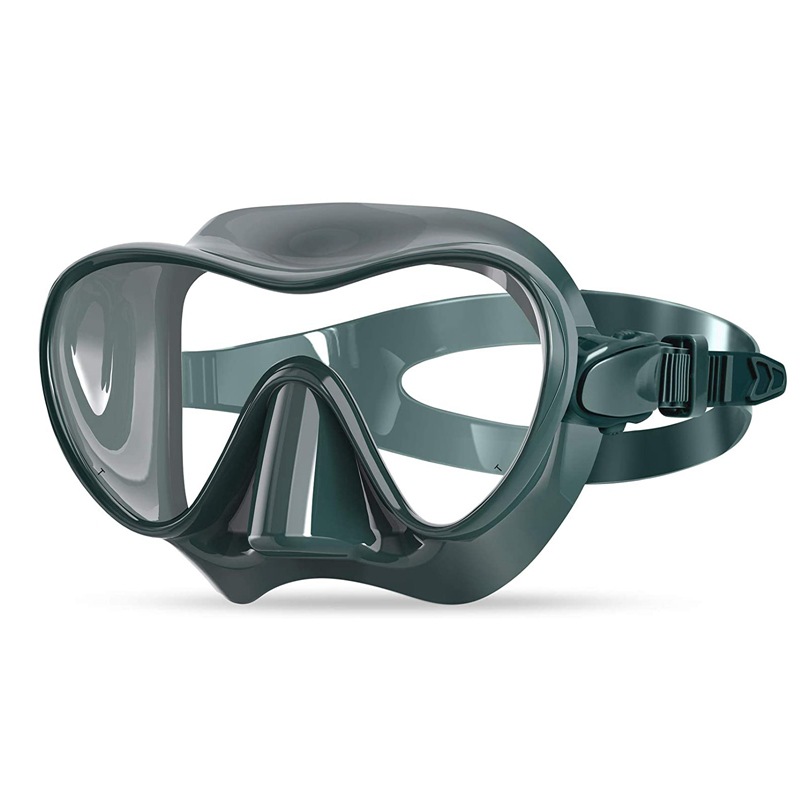 Diving goggles 180 degree field of view adult anti-fog and explosion-proof liquid silicone full package