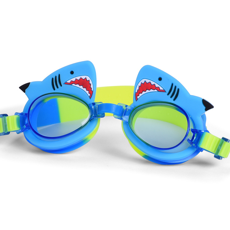 Children 3-16 years old swimming goggles Cartoon swimming glasses are waterproof and fog resistant