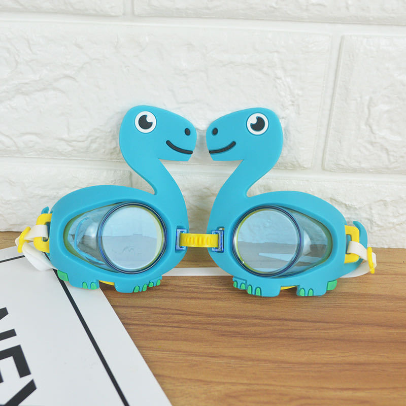 Children 3-16 years old swimming goggles Cartoon swimming glasses are waterproof and fog resistant