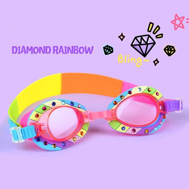 Children 3-16 years old swimming goggles Cartoon swimming glasses are waterproof and fog resistant