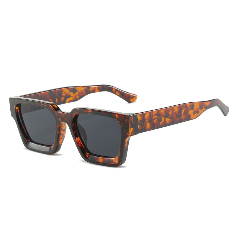 Sunglasses Fashion square frame glasses Personality large frame sunglasses