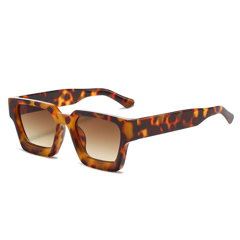 Sunglasses Fashion square frame glasses Personality large frame sunglasses