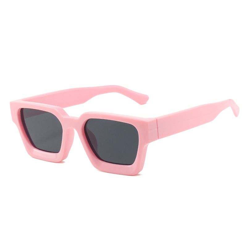 Sunglasses Fashion square frame glasses Personality large frame sunglasses