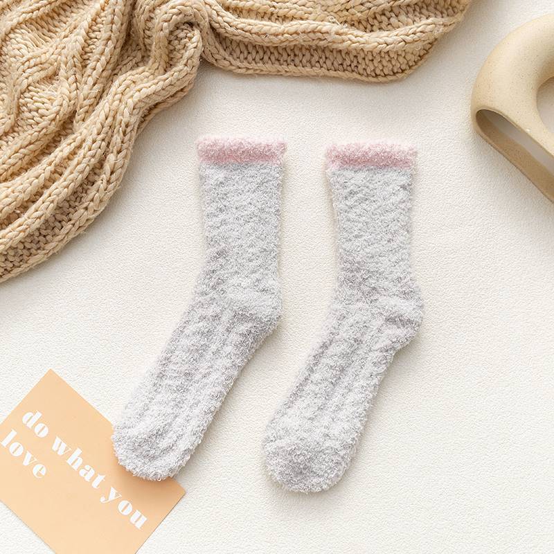 High Quality sport socks women silk fuzzy womens socks