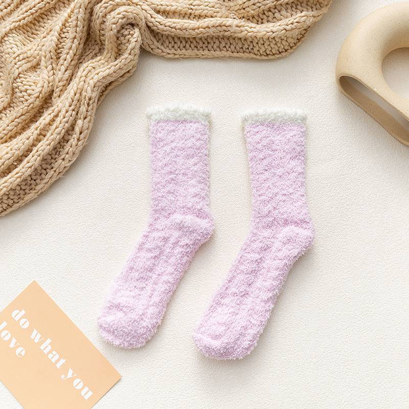 High Quality sport socks women silk fuzzy womens socks
