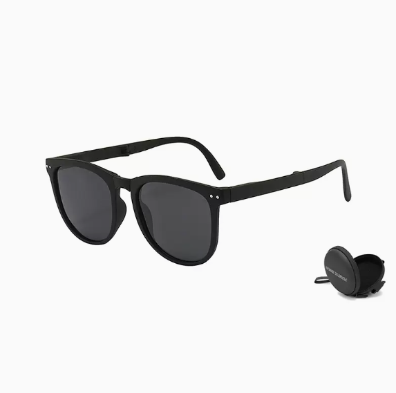 Foldable sunglasses Men's and women's superior anti-UV sunshade sunglasses
